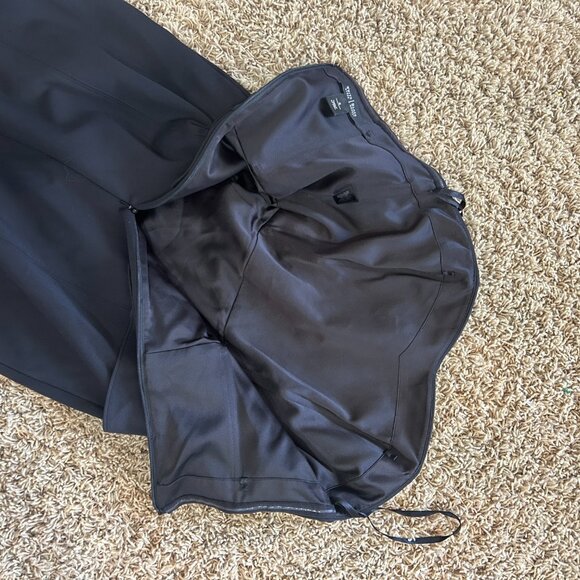 WHITE HOUSE BLACK MARKET Black Strapless Dress Fully Lined Size 6 - Picture 8 of 10